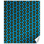 0059 Comic Head Bothered Smiley Pattern Canvas 20  x 24 