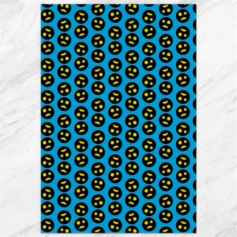 0059 Comic Head Bothered Smiley Pattern Canvas 20  x 30  from ArtsNow.com 19.62 x28.9  Canvas - 1