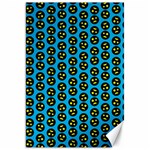 0059 Comic Head Bothered Smiley Pattern Canvas 20  x 30 