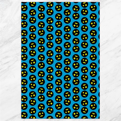 0059 Comic Head Bothered Smiley Pattern Canvas 24  x 36  from ArtsNow.com 23.35 x34.74  Canvas - 1