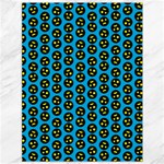 0059 Comic Head Bothered Smiley Pattern Canvas 36  x 48 