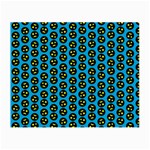 0059 Comic Head Bothered Smiley Pattern Small Glasses Cloth (2 Sides)