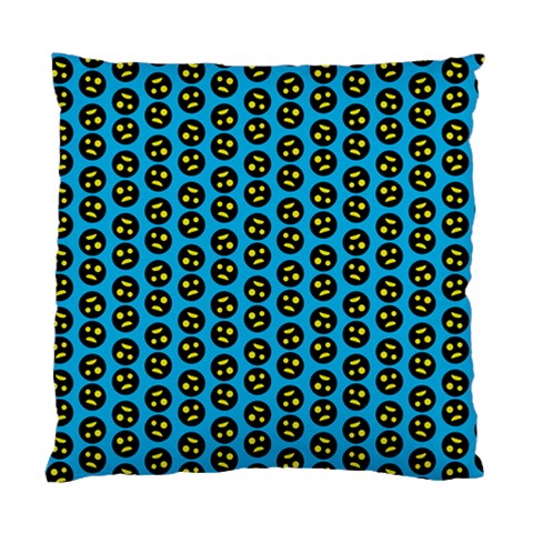 0059 Comic Head Bothered Smiley Pattern Standard Cushion Case (Two Sides) from ArtsNow.com Front