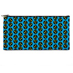 0059 Comic Head Bothered Smiley Pattern Pencil Case from ArtsNow.com Front