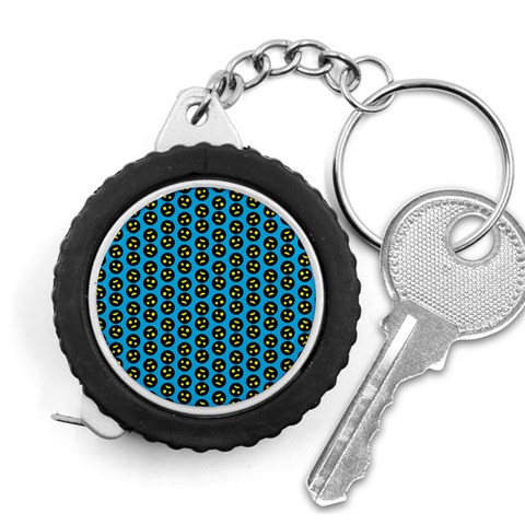 0059 Comic Head Bothered Smiley Pattern Measuring Tape from ArtsNow.com Front