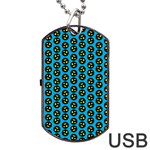 0059 Comic Head Bothered Smiley Pattern Dog Tag USB Flash (Two Sides)