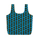 0059 Comic Head Bothered Smiley Pattern Full Print Recycle Bag (M)