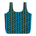 0059 Comic Head Bothered Smiley Pattern Full Print Recycle Bag (L)