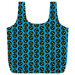 0059 Comic Head Bothered Smiley Pattern Full Print Recycle Bag (XL) from ArtsNow.com Front