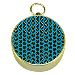 0059 Comic Head Bothered Smiley Pattern Gold Compasses