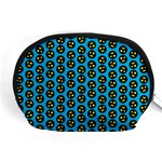 0059 Comic Head Bothered Smiley Pattern Accessory Pouch (Medium)