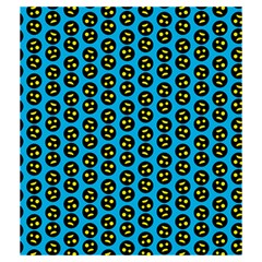 0059 Comic Head Bothered Smiley Pattern Drawstring Pouch (Medium) from ArtsNow.com Back
