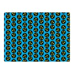 0059 Comic Head Bothered Smiley Pattern Double Sided Flano Blanket (Mini) 