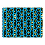 0059 Comic Head Bothered Smiley Pattern Double Sided Flano Blanket (Mini) 