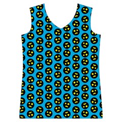 0059 Comic Head Bothered Smiley Pattern Women s Basketball Tank Top from ArtsNow.com Front