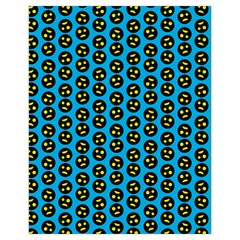 0059 Comic Head Bothered Smiley Pattern Drawstring Pouch (XL) from ArtsNow.com Front