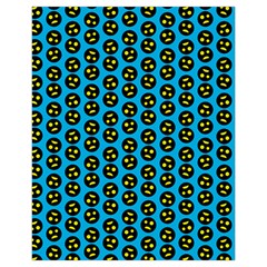 0059 Comic Head Bothered Smiley Pattern Drawstring Pouch (XL) from ArtsNow.com Back