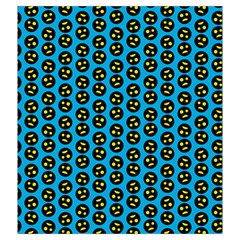 0059 Comic Head Bothered Smiley Pattern Drawstring Pouch (2XL) from ArtsNow.com Front
