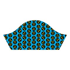 0059 Comic Head Bothered Smiley Pattern Cotton Crop Top from ArtsNow.com Right Sleeve