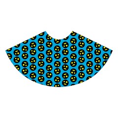 0059 Comic Head Bothered Smiley Pattern Midi Sleeveless Dress from ArtsNow.com Skirt Front