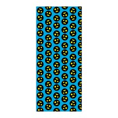 0059 Comic Head Bothered Smiley Pattern Pleated Skirt from ArtsNow.com Back Pleats