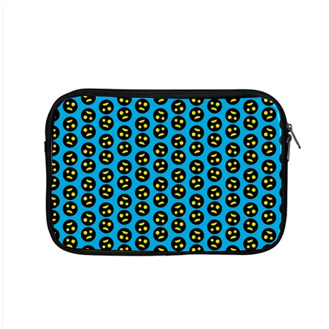0059 Comic Head Bothered Smiley Pattern Apple MacBook Pro 15  Zipper Case from ArtsNow.com Front