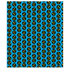 0059 Comic Head Bothered Smiley Pattern Belt Pouch Bag (Small) from ArtsNow.com Back Strap