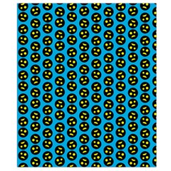 0059 Comic Head Bothered Smiley Pattern Waist Pouch (Large) from ArtsNow.com Back Strap