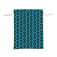 0059 Comic Head Bothered Smiley Pattern Lightweight Drawstring Pouch (S) from ArtsNow.com Front