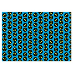 0059 Comic Head Bothered Smiley Pattern Wristlet Pouch Bag (Small) from ArtsNow.com Belt Loop