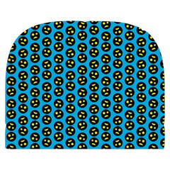 0059 Comic Head Bothered Smiley Pattern Makeup Case (Small) from ArtsNow.com Back