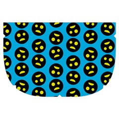 0059 Comic Head Bothered Smiley Pattern Makeup Case (Small) from ArtsNow.com Side Left