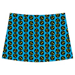 0059 Comic Head Bothered Smiley Pattern Kids  Midi Sailor Dress from ArtsNow.com Front Skirt