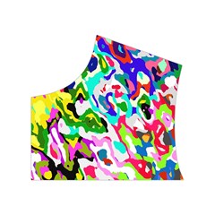 Colorful paint texture                                                 Women s Button Up Puffer Vest from ArtsNow.com Top Left