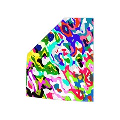 Colorful paint texture                                                 Women s Button Up Puffer Vest from ArtsNow.com Right Pocket