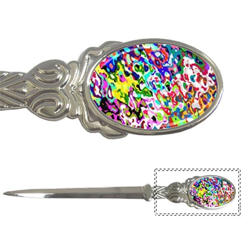 Colorful paint texture                                                    Letter Opener from ArtsNow.com Front