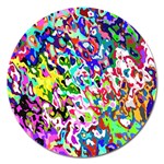 Colorful paint texture                                                    Magnet 5  (Round)