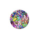 Colorful paint texture                                                    Golf Ball Marker (4 pack)