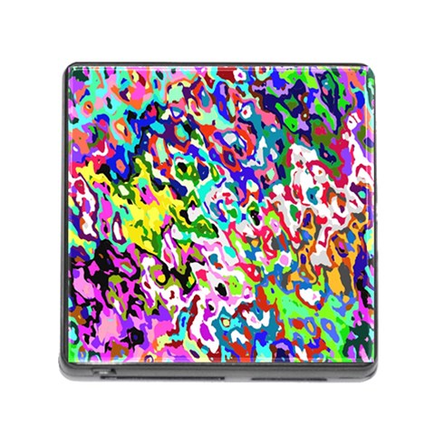 Colorful paint texture                                                    Memory Card Reader (Square) from ArtsNow.com Front