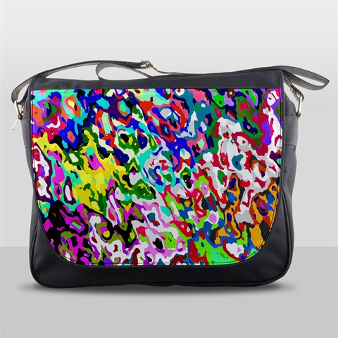 Colorful paint texture                                                    Messenger Bag from ArtsNow.com Front