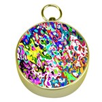 Colorful paint texture                                                    Gold Compass