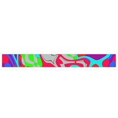 Colorful distorted shapes on a grey background                                                  Waist Pouch (Large) from ArtsNow.com Bottom