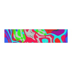 Colorful distorted shapes on a grey background                                                 Pleated Skirt from ArtsNow.com Waist Band
