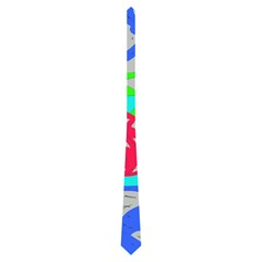 Colorful distorted shapes on a grey background                                                     Necktie from ArtsNow.com Back