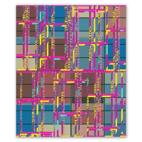 Colorful shapes texture                                               Poster 20  x 24  from ArtsNow.com 20 x24  Poster - 1