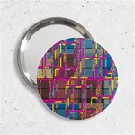 Colorful shapes texture                                                   2.25  Handbag Mirror