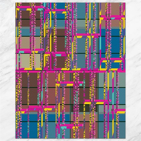 Colorful shapes texture                                                   Canvas 16  x 20  from ArtsNow.com 15.75 x19.29  Canvas - 1