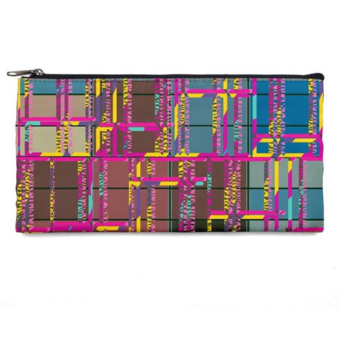Colorful shapes texture                                                  Pencil Case from ArtsNow.com Front