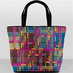 Colorful shapes texture                                                   Bucket Bag