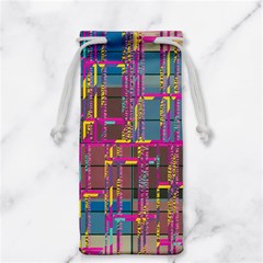 Colorful shapes texture                                                   Jewelry Bag from ArtsNow.com Front